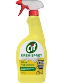 Cif Krem Sprey Ultra Yağ Çözücü Yüzey Temizleyici Limon 750 Ml x 2 Adet - 3