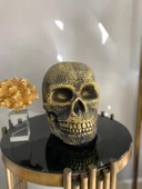 Büyük Kurukafa, İskelet Dekoratif Aksesuar Biblo Heykel - 5