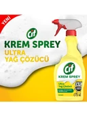 Cif Krem Sprey Ultra Yağ Çözücü Yüzey Temizleyici Limon 750 Ml x 3 Adet - 4