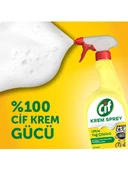 Cif Krem Sprey Ultra Yağ Çözücü Yüzey Temizleyici Limon 750 Ml x 3 Adet - 9