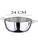 Çelik Süzgeç Ayaklı Paslanmaz Makarna Süzgeci thumbnail 3