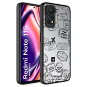 Xiaomi Redmi Note 11S Global Kılıf Aynalı Desenli Kamera Korumalı Parlak  Mirror Kapak - 8