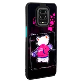 Xiaomi Redmi Note 9 Pro Kılıf Parlayan Kabartmalı İkonik Figürlü Zore Amas Silikon Kapak - 10