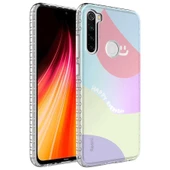 Xiaomi Redmi Note 8 Kılıf Airbag Kenarlı Renkli Desenli Silikon  Elegans Kapak - 1