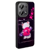 Xiaomi Redmi Note 13 Pro 4G Kılıf Parlayan Kabartmalı İkonik Figürlü Zore Amas Silikon Kapak - 3