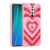 Xiaomi Redmi Note 8 Pro Kılıf Simli Desenli Kamera Korumalı Parlak  Popy Kapak - 1