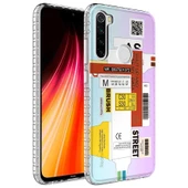 Xiaomi Redmi Note 8 Kılıf Airbag Kenarlı Renkli Desenli Silikon  Elegans Kapak - 6