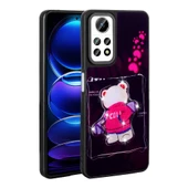 Xiaomi Redmi Note 12 Pro 4G Kılıf Parlayan Kabartmalı İkonik Figürlü Zore Amas Silikon Kapak - 1