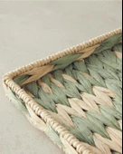 English Home Bistro Kağıt Tepsi Yeşil Yeşil - 35x25 cm - 3