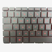 Hp Pavilion 17-ab000int (17-ab001nt) Klavye Işıklı (Kırmızı) - 1