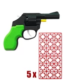 Pat Pat Mantar Tabancası 5 Paket Kapsül 720 Adet Mantar Yeşil - 1