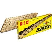 Did 520-110Vx3 2005-2019 Suzuki DRZ400 SM Uyumlu Zincir Vx3 Xring Gold (Sarı) Renk thumbnail 2