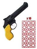 Pat Pat Kapsül Tabanca 10 Paket Kapsül 1440 Adet Mantar Sarı - 1