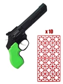 Pat Pat Kapsül Tabanca 10 Paket Kapsül 1440 Adet Mantar Yeşil - 1