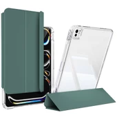 Apple iPad Pro 11 2024 Kılıf Magnetik Ayrılabilen Airbagli Zore Sliding Tablet Kılıfı - 8