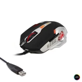 POLAXTOR 611-6D Kablolu Oyuncu Mouse 3200 Dpi Ledli - 1
