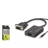 GABBLE GAB-VGHD VGA TO HDMI SESLİ ÇEVİRİCİ - 1
