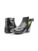 Hakiki Dana Derisi Kalın Tabanlı Mest – Astarlı, Fermuarlı ve Lastikli - 7