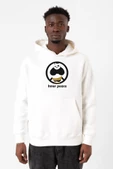 Kung Fu Panda Inner Peace Beyaz Erkek 3ip Kapşonlu Sweatshirt thumbnail 1