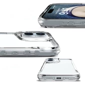 Gpack Apple iPhone 16 Plus Kılıf Tmax Lüx Transparan  Sert Silikon - 4