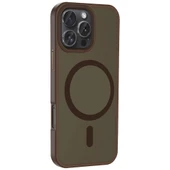 Gpack Apple iPhone 16 Pro Max Kılıf Magsafeli Mat Arka Yüzey Sio Kapak - 8