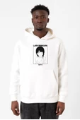 Serial Experiments Anime Lain Poster Beyaz Erkek 3ip Kapşonlu Sweatshirt thumbnail 1