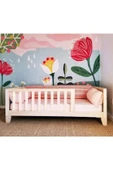 KÖŞK MOBİLYA Montessori Yatak 120x200 Ölçü Çatısız Kalın Ayaklı Model - 1