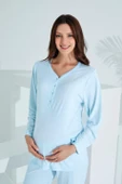 Bambu Uzun Kol Hamile Lohusa Pijama Takım 30231-30235 thumbnail 5
