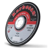 Karbosan Metal Kesici Taş 5 Adet Disk Taşlama Spiral Demir Kesme Diski 230x3.0x22.23 mm - 4