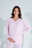 Bambu Uzun Kol Hamile Lohusa Pijama Takım 30231-30235 thumbnail 1