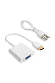 Hdmi To Vga Ses Çıkışlı Kablo Çevirici Dönüştürücü Adaptör - 2