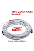 25 Mt Hazır Uçlu Tak Çalıştır 25 Metre Çanak Uydu Anten Kablosu Yapılı - 1