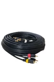 3 RCA - 3 RCA Kablo 20 Metre Görüntü Ve Ses Kablosu Gold 20 Metre thumbnail 4