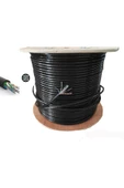 50 METRE SİYAH KALIN SAĞLAM DAYANIKLI İNTERNET CAT 6 KABLO - 2