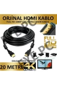 20 Metre Hdmi Bilgisayar Tv Mönitör Görüntü Kablosu 4k Full Hd - 1