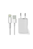 Iphone Şarj Cihazı Seti Adaptör + Kablo - 1