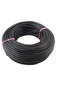 Siyah Renk İkili 100 mt 2 X 0,75 Elektrik Ses Anfi Kabin Hoparlör Kablosu - 1