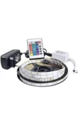 5 Metre Rgb Şerit Led 16 Renkli İç Dış Mekan Kumandalı Set Ampul - 1