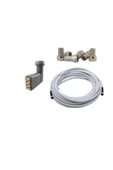 8 Li Lnb Elenbi 20 Metre Uydu Çanak Anten Kablosu 10 Adet F Konnektör Hediyeli - 1
