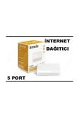 5 Port 10 / 100 Mbit Internet Hub Çoğaltıcı Ethernet Switch - 1