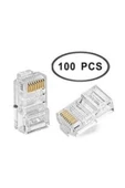 Rj45 Konnektör Uç 100 Adet - 1 Paket Internet Uç - 1
