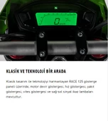 Kuba Race125 Cross Motosiklet Siyah - 3