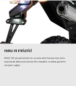 Kuba Race125 Cross Motosiklet Kırmızı - 4