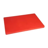 Türkay 40x25x4 cm Polietilen Kesme Tahtası Kesim Levhası Kırmızı 4764 - 1