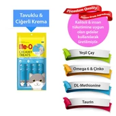 Me-O CreamyTreats Tavuklu ve Ciğerli Jel Mama 15gr x 4 - 2