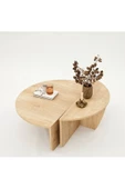 Eriza Cool, Yeni Nesil Modern 2 Parça Orta Sehpa, Natural - 4