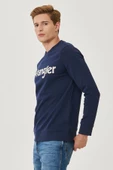 Wrangler Regular Fit Normal Kesim %100 Pamuk Sıfır Yaka Sweatshirt thumbnail 3