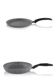Schafer 30 cm Granit Tava Ve 25 CM Krep Tavası - 1