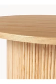 Eriza Nare, Yuvarlak Modern Çıtalı Orta Sehpa, Natural - 3