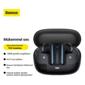 Baseus BT5.3V 2 Modlu AI Gürültü Engellemeli Mikrofonlu Bluetooth Kulaklık, Ultra Uzun Şarjlı Kulaklık - 7